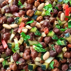High Protein Black Chickpeas Salad Recipe