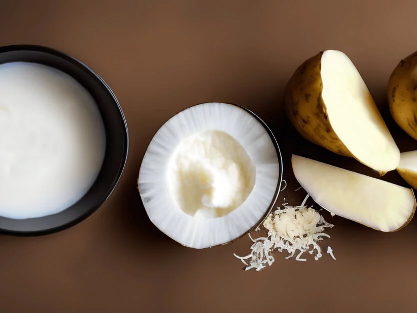 Potato-coconut-milk Mask