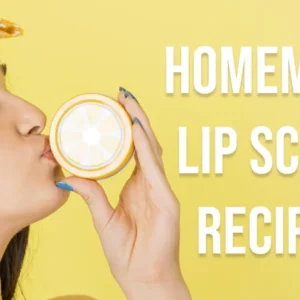Homemade lip scrub